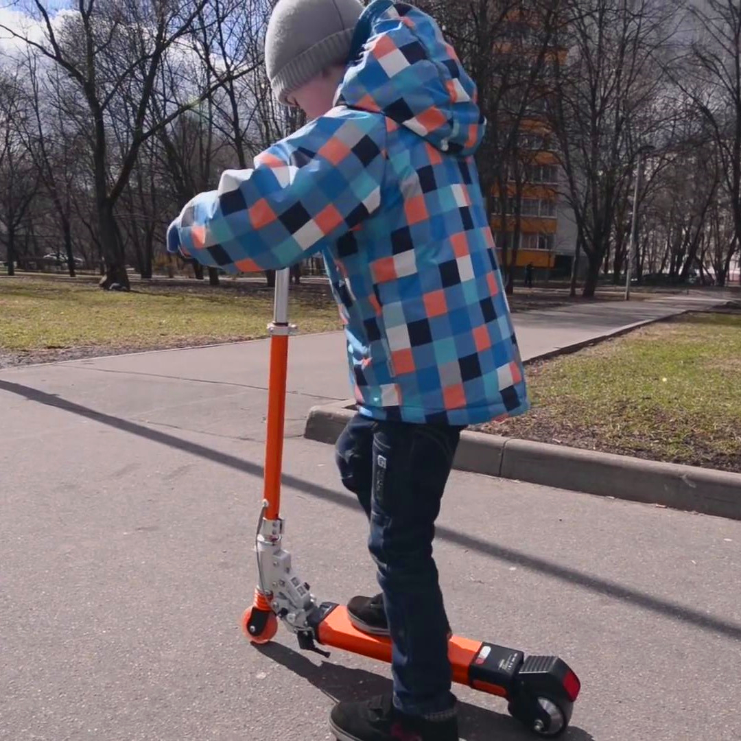 smart colourful electric scooter