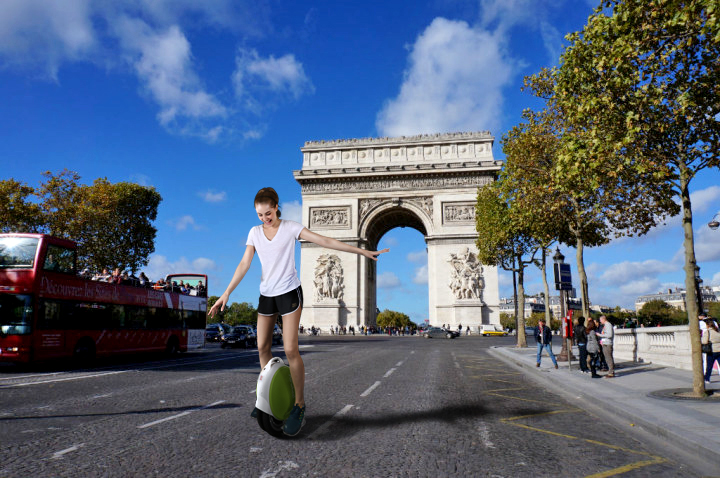 Airwheel, De un à roues, Pièces mono roue