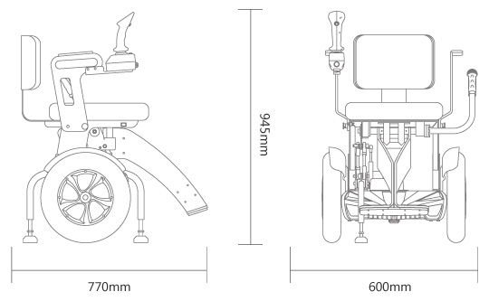 sedia a rotelle leggero equilibrio