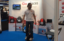 Airwheel auto-équilibrage Scooter était enveloppé dans Gadget Show Live Held en Angleterre