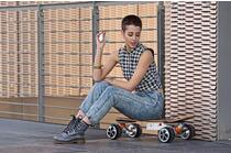 Controle remoto de Airwheel M3 skate presente na Indiegogo