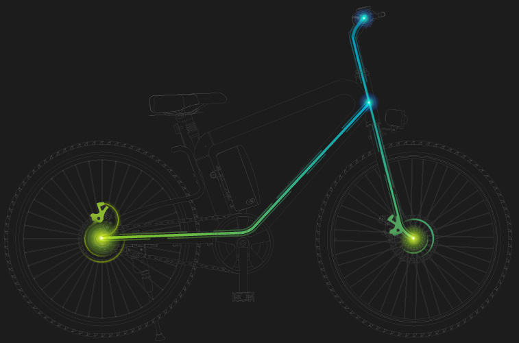 Airwheel R8 Triangle Frame Electric Bike