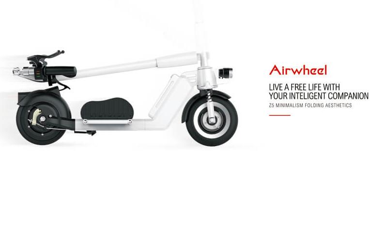 Peu de temps après, Airwheel Z5 debout : scooter électrique a été repoussé à la CeBIT de 2016, Z5 bondit vers la gloire et de la grande popularité bientôt.