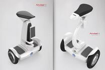 Novos membros do Airwheel S-series: robô de serviço elétrico walkcar S8 e S9