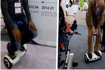 Comparação entre scooters de elétrico sela equipada Airwheel S6 e S8