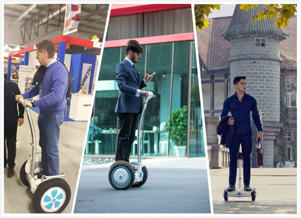 Airwheel électrique Self-balancing scooter est souvent correctement cité comme l’exemple évident de la philosophie de conception.