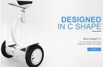 "Trotinette" sela equipada Airwheel S8 vai ficar na moda