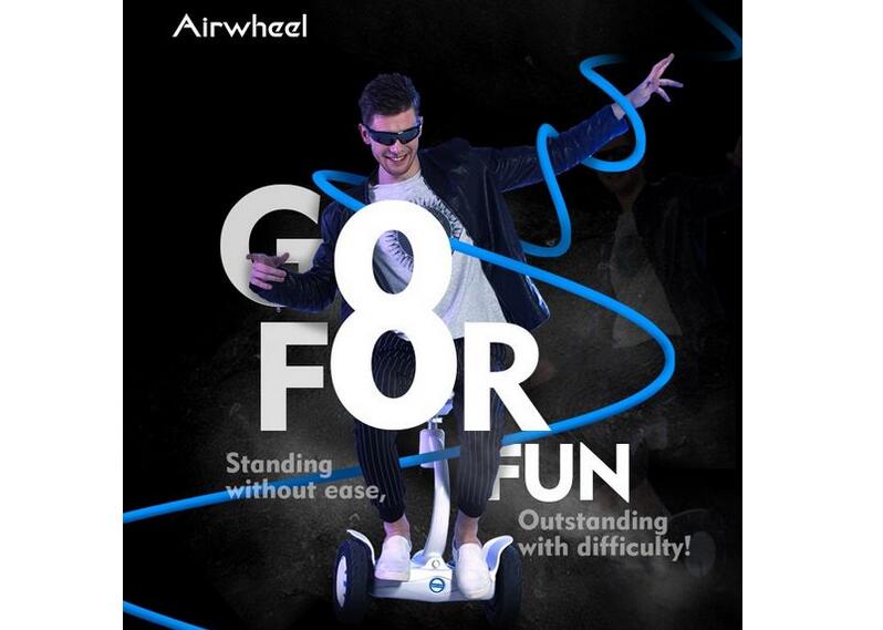 No entanto, Airwheel S8 upgrades deequilíbrio scooter elétrico ainda mais.