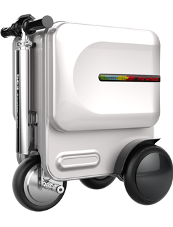 Motorized Rideable Suitcase; Smart handlebar.