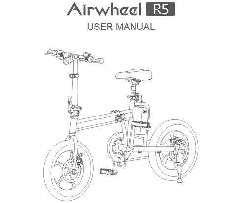 R5 electric assist bike user manual